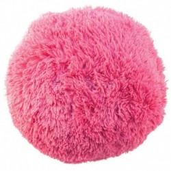 Polštář chlupatý růžový Ø 45 cm