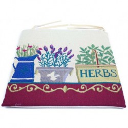 Podsedák gobelínový 45 x 45 cm - Herbs