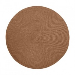 Prostírání kulaté hnědo zlaté průměr 35cm