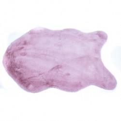 Kožešina Catrin starorůžová 70 x 120 cm