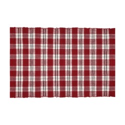 Prostírání bavlna kostka červenobílá (30×45)