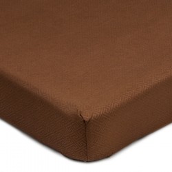 Prostěradlo Ellisa 90 x 200 cm hnědé